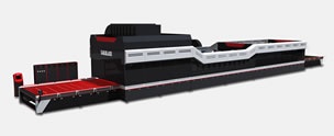 F lat and Cross Bending Combind Glass Tempering Furnace(QHP-H)